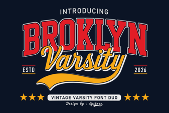 Broklyn Varsity Font: Creative Design Ideas
