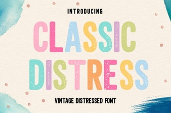 Create Vintage Designs with a Classic Distress Font