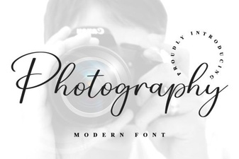 Creative Photography Fonts for Stunning Portfolios