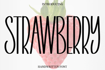 Strawberry Font: Playful Typography for Creative Designs